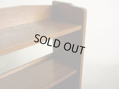 画像10: ヴィンテージ 木味良い ラワン材の本棚 ブックシェルフ