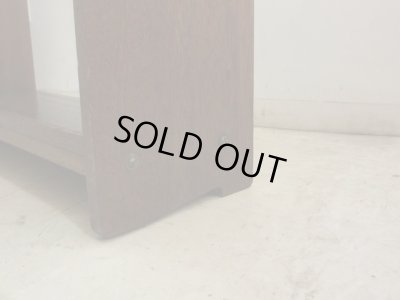 画像15: ヴィンテージ 木味良い ラワン材の本棚 ブックシェルフ