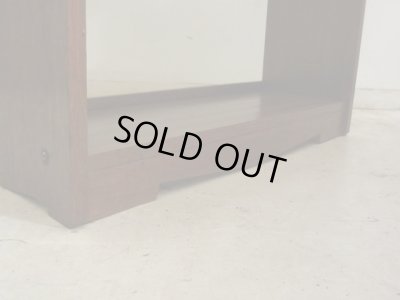 画像14: ヴィンテージ 木味良い ラワン材の本棚 ブックシェルフ