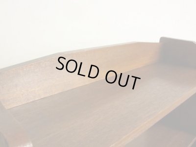 画像11: ヴィンテージ 木味良い ラワン材の本棚 ブックシェルフ