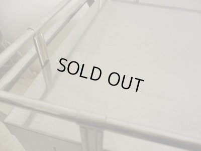 画像11: 古い 医療用ステンレスワゴン