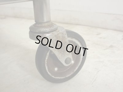 画像14: 古い 医療用ステンレスワゴン