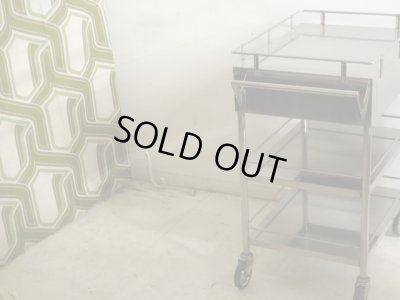 画像6: 古い 医療用ステンレスワゴン