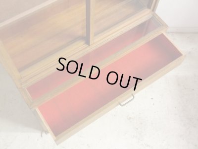 画像5: 木味良い ヴィンテージガラス戸棚 