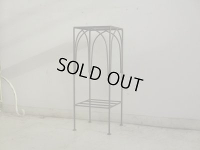 画像2: ヴィンテージ アイアン製の花台