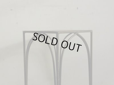 画像5: ヴィンテージ アイアン製の花台