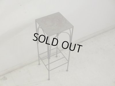 画像3: ヴィンテージ アイアン製の花台