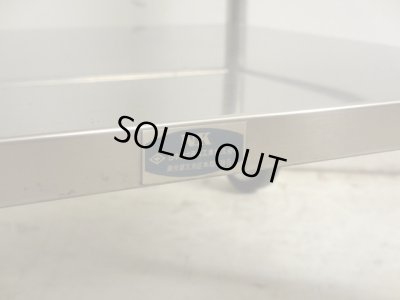 画像11: 古い 医療用ステンレスワゴン (2)