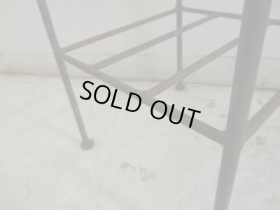 画像9: ヴィンテージ アイアン製の花台