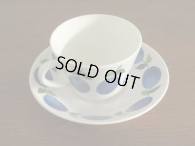 画像2: ヴィンテージ グスタフスベリ プルーヌス カップ&ソーサー (1)