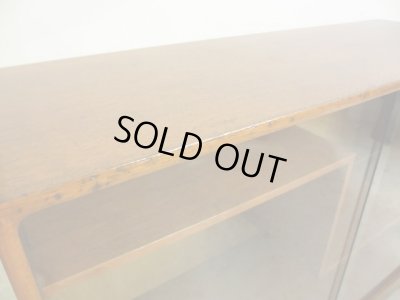 画像8: ヴィンテージ ジャパニーズモダンなガラス戸棚 ローボード