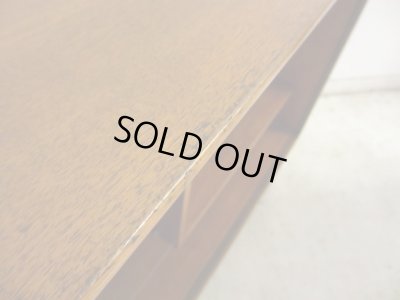 画像9: ヴィンテージ ジャパニーズモダンなガラス戸棚 ローボード