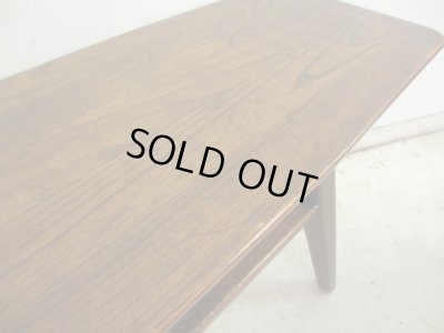 画像7: ヴィンテージ 収納付 欅材のローテーブル