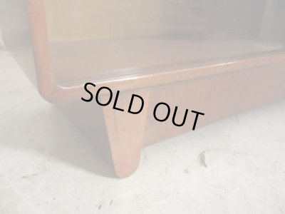 画像12: ヴィンテージ ジャパニーズモダンなガラス戸棚 ローボード