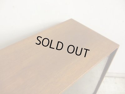 画像7: ヴィンテージ ジャパニーズモダンなガラス戸棚 ローボード