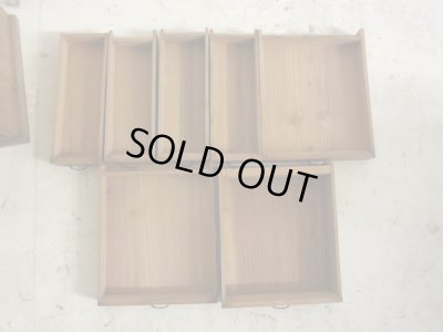 画像10: アンティーク 7杯小引出し