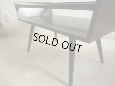 画像5: レトロ ヴィンテージ ガラストップセンターテーブル コーヒーテーブル