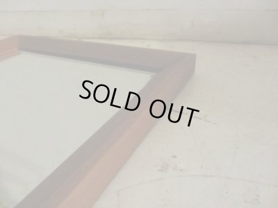 画像4: 北欧デザイン チーク材フレームミラー 鏡