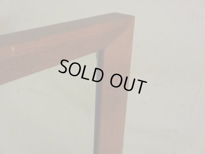 画像2: 北欧デザイン チーク材フレームミラー 鏡