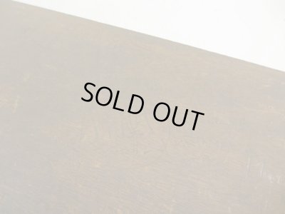 画像7: 昭和レトロ 古い学校の机 木製デスク (2)