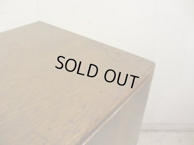 画像9: 昭和レトロ 12杯引出し付の戸棚 ローボード