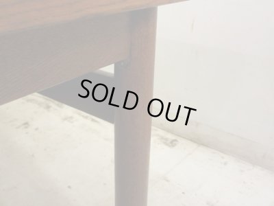 画像13: ヴィンテージ 木味良い ナラ材のローテーブル センターテーブル