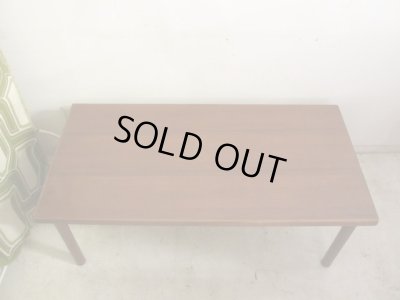 画像6: ヴィンテージ 木味良い ナラ材のローテーブル センターテーブル