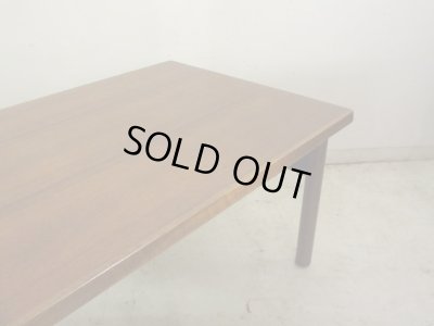 画像7: ヴィンテージ 木味良い ナラ材のローテーブル センターテーブル