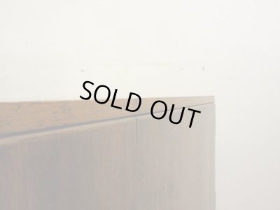 画像10: 昭和レトロ 12杯引出し付の戸棚 ローボード