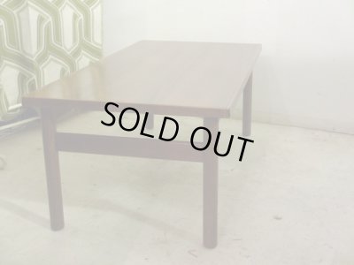 画像5: ヴィンテージ 木味良い ナラ材のローテーブル センターテーブル