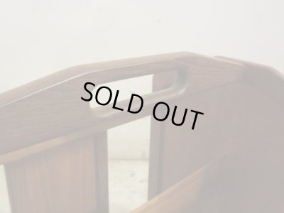 画像5: 北欧デザイン チーク材のマガジンラック