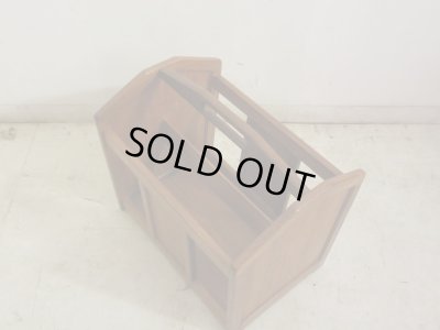 画像4: 北欧デザイン チーク材のマガジンラック