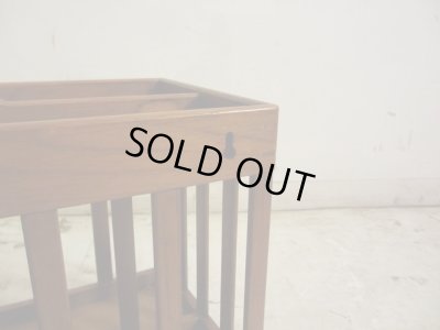 画像6: 北欧デザイン チーク材 格子の壁掛けマガジンラック