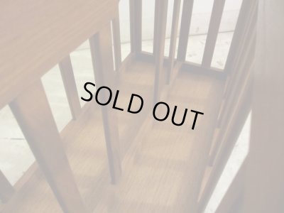 画像9: 北欧デザイン チーク材 格子の壁掛けマガジンラック