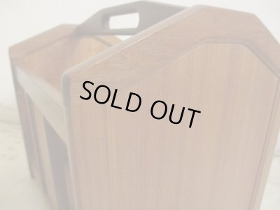 画像6: 北欧デザイン チーク材のマガジンラック