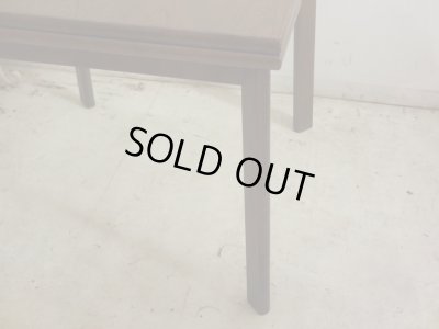 画像8: 深い木味のエクステンションダイニングテーブル 