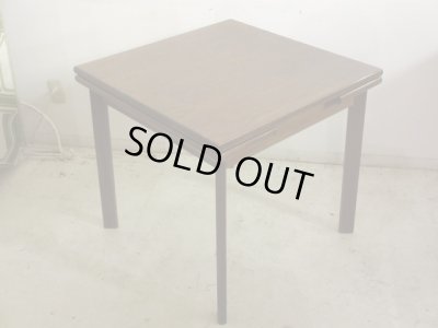 画像2: 深い木味のエクステンションダイニングテーブル 