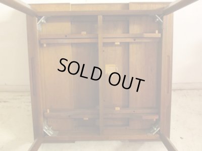 画像15: 深い木味のエクステンションダイニングテーブル 