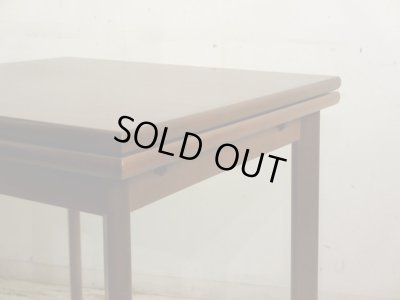 画像6: 深い木味のエクステンションダイニングテーブル 