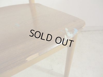 画像8: デンマーク ヴィンテージ KVETNY & SONNERS社 スクールチェア (1)