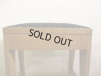 画像7: アンティーク 収納付スツール