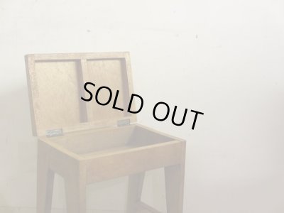 画像3: アンティーク 収納付スツール