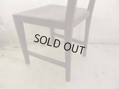 画像14: アンティーク 楢材のダイニングチェア 椅子