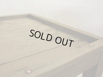 画像5: アンティーク 乾いた木味の小さな花台