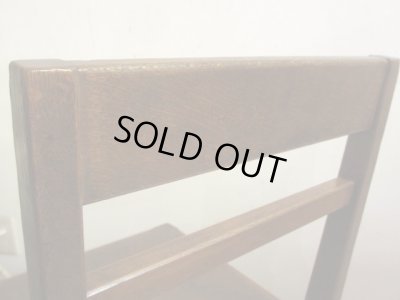 画像7: アンティーク 楢材のダイニングチェア 椅子