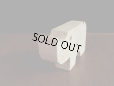 画像5: イタリア Flli Mannelli社 大理石トラヴァーチンの動物 サイ