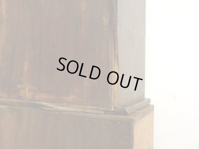 画像10: アンティーク 2杯引出し付き収納棚