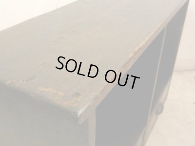 画像5: アンティーク 2杯引出し付き収納棚