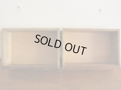 画像13: アンティーク 2杯引出し付き収納棚