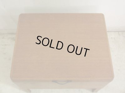 画像4: 明るい木味 収納付のサイドテーブル ドレッサー